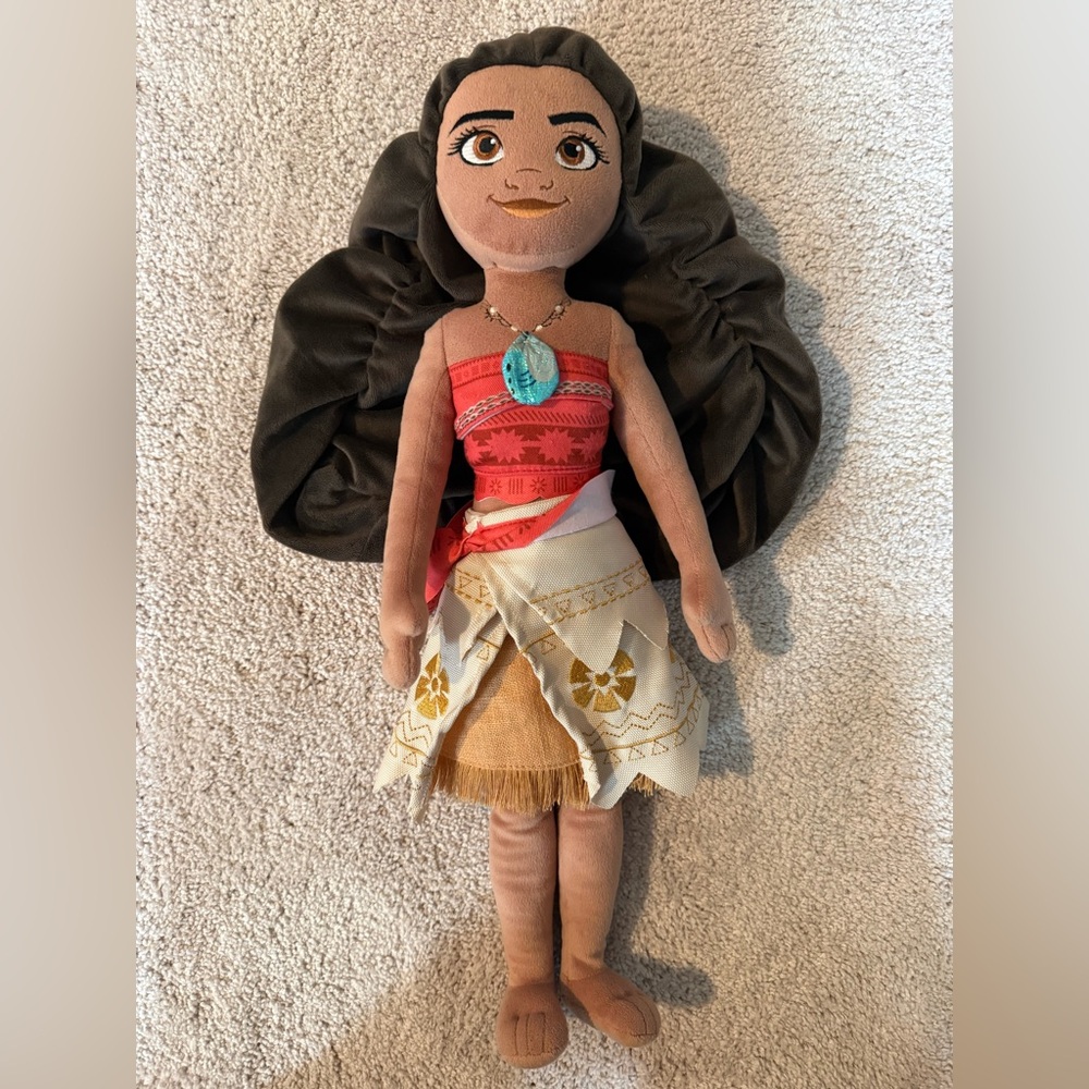 Like New Large Moana Stuffy Authentic Disney